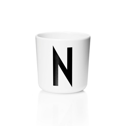 디자인레터스 멜라민 알파벳 컵, N, 1개