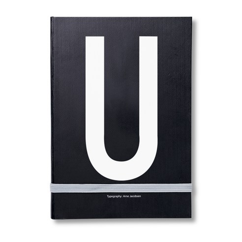 디자인레터스 알파벳 노트북, U, 1개