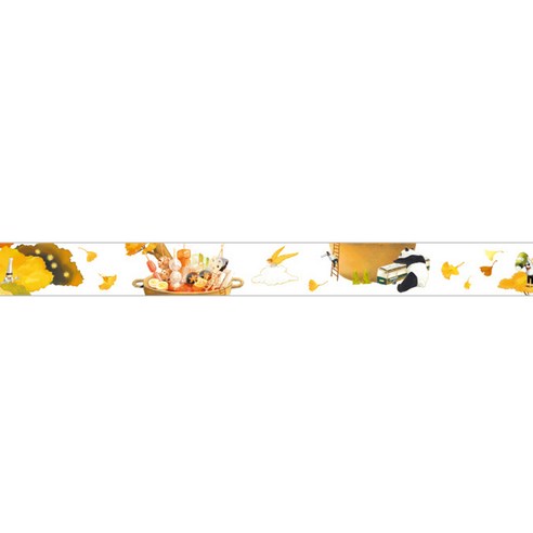 해피트레이딩 화이트 도시 핸드 마스킹테이프 30mm x 5m + 15mm x 5m + 7mm x 5m 2p, 틴레일, 1세트