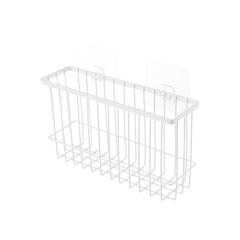 아리코 부착식 다용도 철제선반, 화이트, 1개
