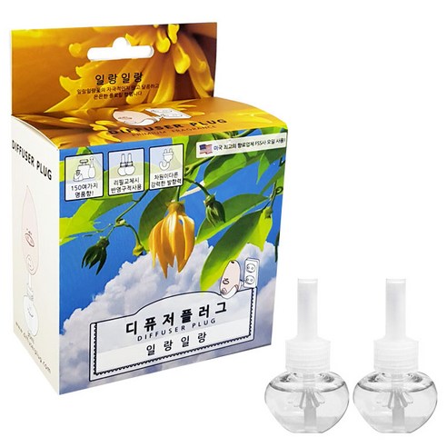 디퓨저플러그 디퓨저 리필 2p, A_10.일랑일랑, 30ml