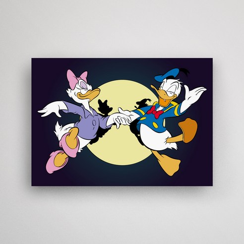 콜렉션플러스 디즈니 도날드와 데이지 17158 포스터 + 아크릴 디아섹 액자