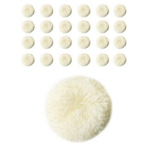 현글로벌 패션포인트 PartIII 폼폼이 방울 장식 20 mm, NO 3, 25개