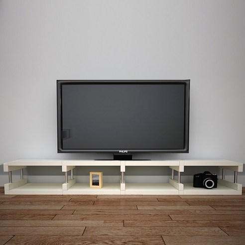 큐빅스 TV 거실장 HP4 1, 아이보리
