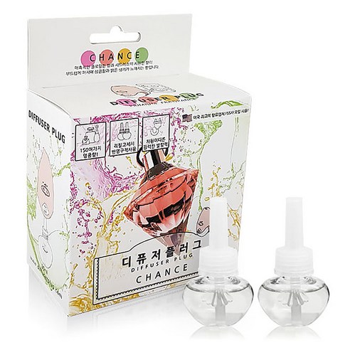 디퓨저플러그 디퓨저 오일 리필용 2p B, 샹스, 30ml