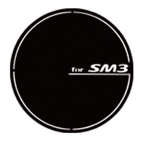 아이스타라인 카티즈 카본 주유구 스티커, 10년 SM3, 1개