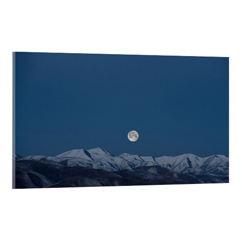 UVDS 주방 아트보드 산위의 보름달, 1개