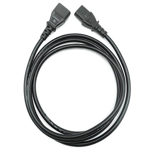 애니포트 국산 컴퓨터 연장 파워코드 10A 0.75SQ 캡코드, 2개입, 3m