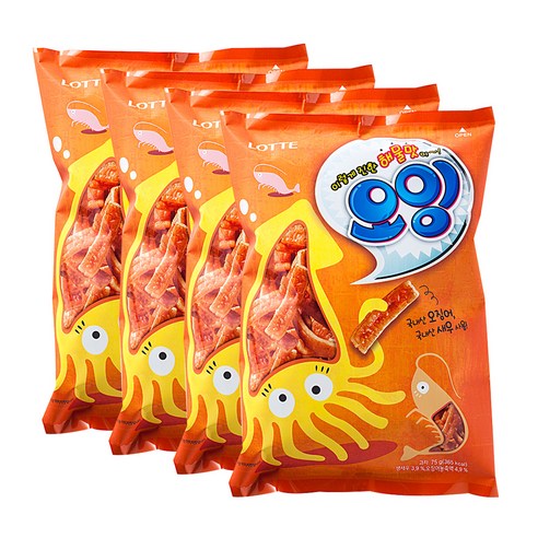 롯데웰푸드 오잉, 75g, 4개
