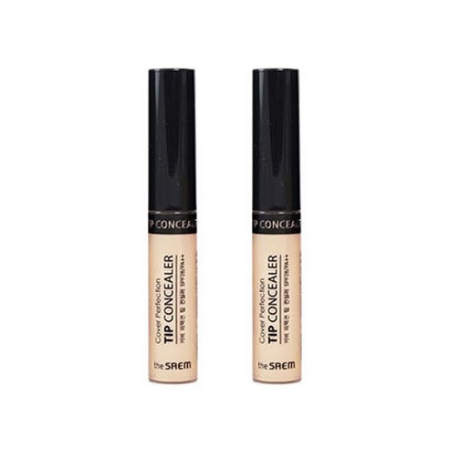 더샘 커버 퍼펙션 팁 컨실러 6.5g, 내추럴 베이지, 2개