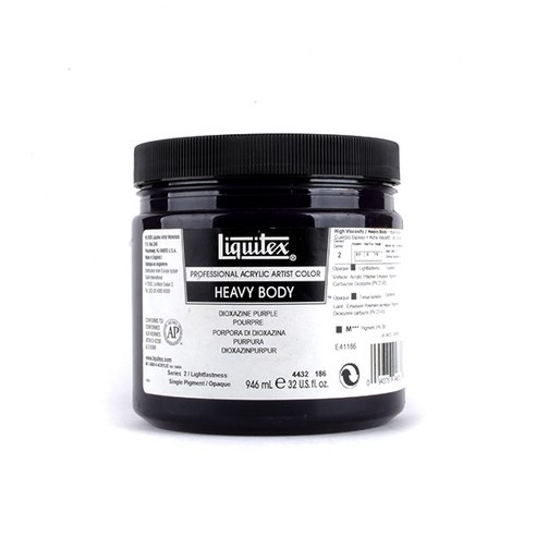 리퀴텍스 HB아크릴물감 낱색 S2 186 DioxazinePurple, 946ml, 1색