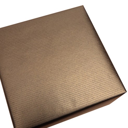 헬로우닝닝 종이 롤포장지 메탈롤 53cm x 20m, 진밤색, 1개
