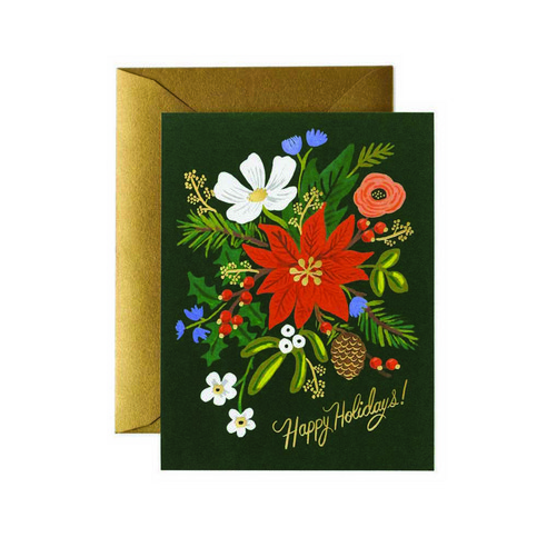 라이플페이퍼 HOLIDAY BOUQUET 카드, 1개