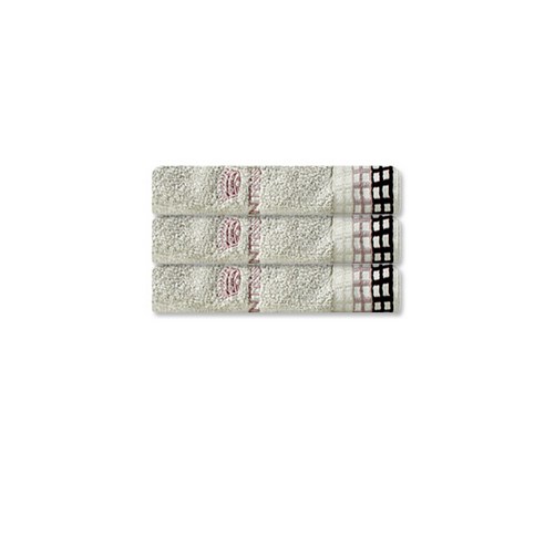 송월타월 카운테스마라 블럭40 수건 150g 면사, 올리브, 3개