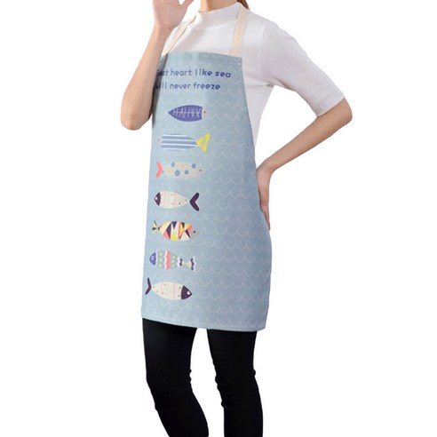 이엘피코리아 아로마홈패션 앞치마, 배리어스피쉬, 1개