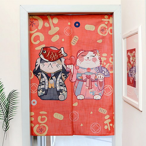 DM 알럽홈 일본스타일 침실 주방 커튼, TYPE13