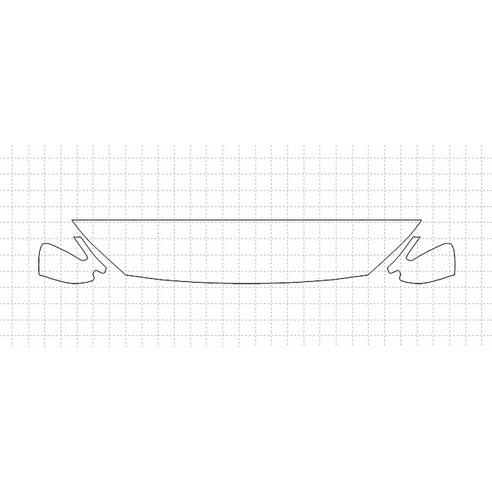 헥시스 현대 코나 LIMITED 2018 PVC PPF 보호필름 차량용 가드용품, 06. HFM 30.48cm, STRAIGHT, 1개