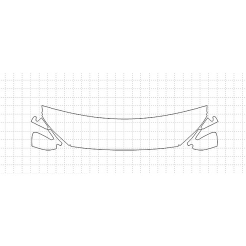헥시스 현대 코나 ULTIMATE 2018 PVC PPF 보호필름 차량용 가드용품, 09. HFM 45.72cm, BIKINI, WRAPPED, 1개