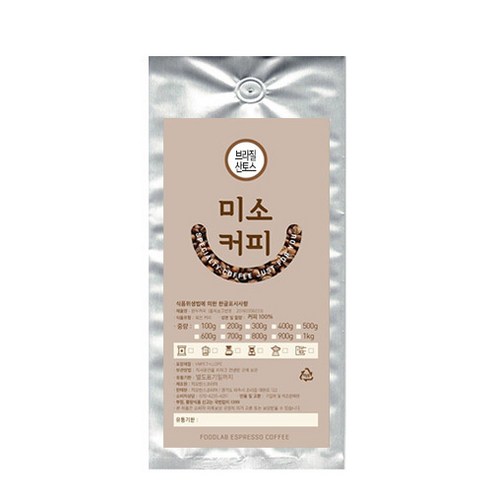 미소커피 브라질 산토스 분쇄 커피, 프렌치프레소, 1000g