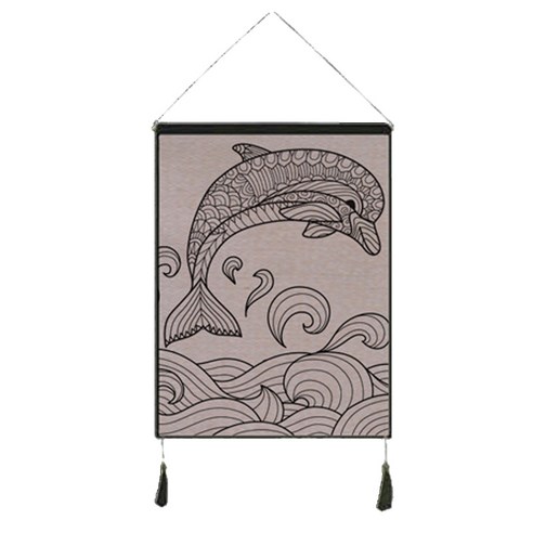 리빙조이 블랙라인드로잉 태피스트리, 28