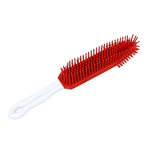 DM 반려동물 실리콘 털제거기 27cm, 레드, 1개