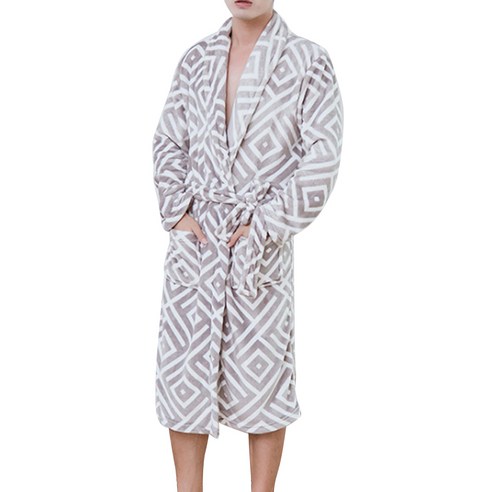 리빙조이 심플 포근따뜻 샤워가운 XL, SW046, 1개