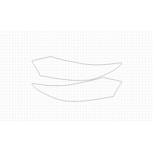 헥시스 쉐보레 이쿼녹스 LT 2018 PVC PPF 보호필름 차량용 가드용품, 06. HEADLIGHTS, 1개
