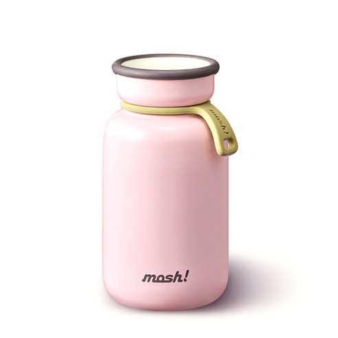 모슈 보온보냉 라떼 텀블러, 핑크, 330ml