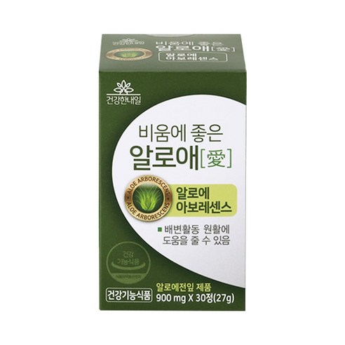 건강한내일 비움에 좋은 알로애정, 30정, 1개