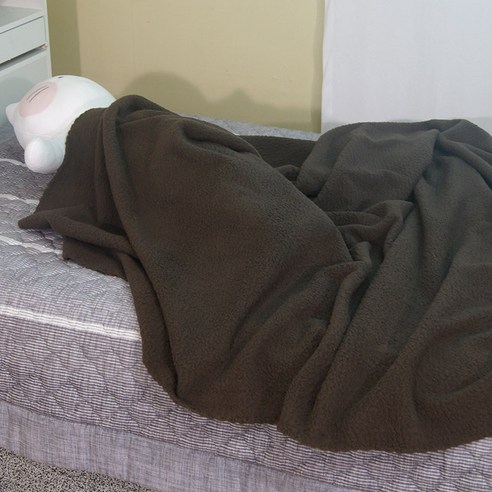 바이데코 무봉제 누드 담요, 브라운