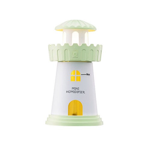 디디존 등대 USB 무드등 미니가습기, UH-5500(그린)