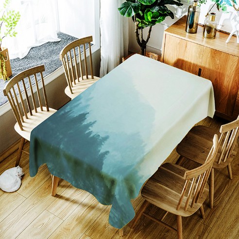 스윗리빙 프린팅 테이블보, 포레스트, 150 x 210 cm