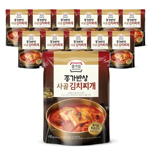 종가집 사골 김치찌개, 450g, 12개입