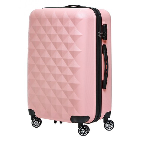 home bargains suitcases pink