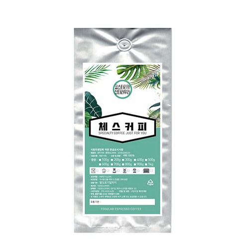 체스커피 코스타리카 SHB 산타라우라 원두커피, 에스프레소(업소용), 500g