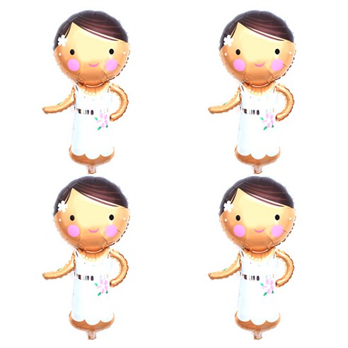 톡톡 캐릭터 풍선 ver10, CA01, 4개입