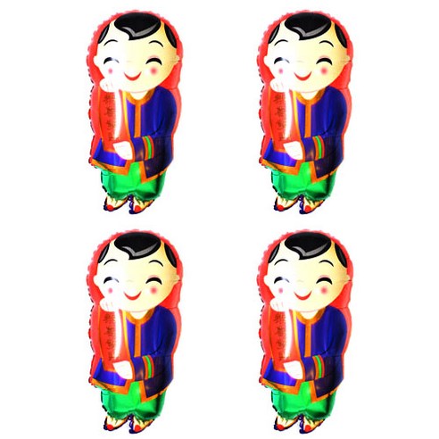 TOCTOC 캐릭터풍선 ver5, CA11, 4개입