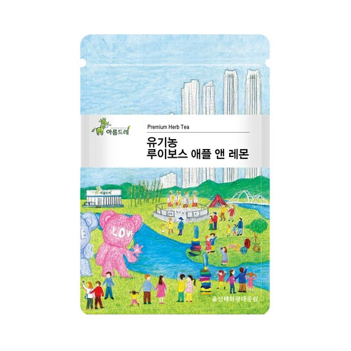 아름드레 삼각티백 유기농 루이보스애플앤레몬, 37.5g, 25개입, 1개