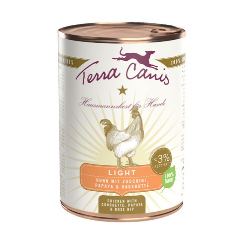 테라카니스 강아지 라이트 습식사료, 닭+호박, 400g, 1개