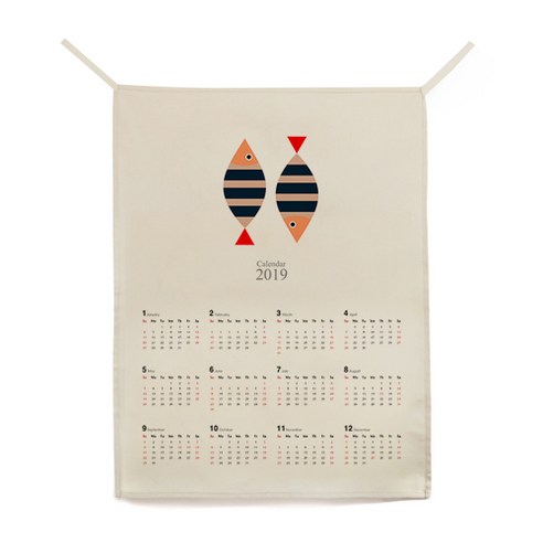 ilogu 벽 천장 장식 가랜드 달력, CAS132