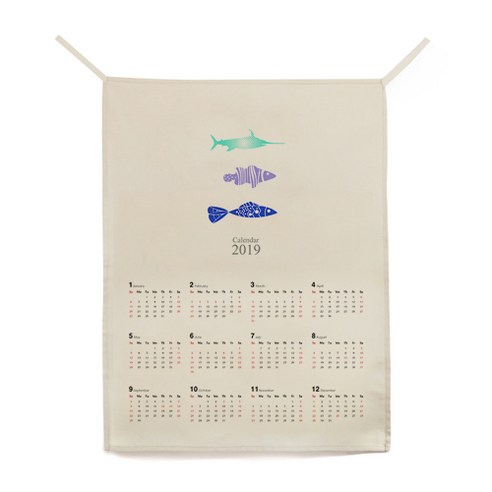 ilogu 벽 천장 장식 가랜드 달력, CAS133