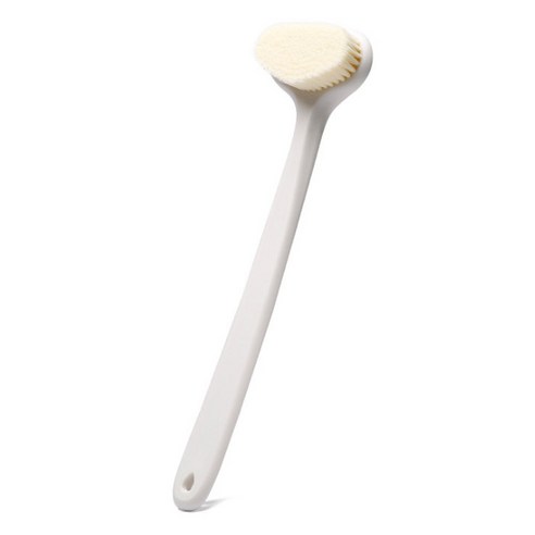 핀뮤 목욕 바디브러쉬, 화이트베이지, 1개, 1개입