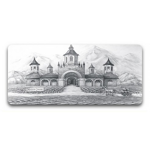 DM 알럽컴 릴렉스 마우스 장패드 40 x 90 x 0.3 cm, 스케치마을11, 1개