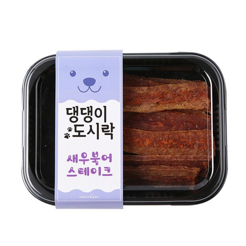 네이처펫 댕댕이도시락 수제간식, 새우북어 스테이크맛, 1개