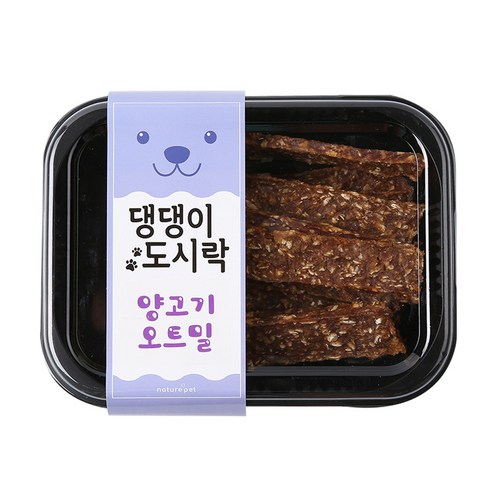네이처펫 댕댕이도시락 수제간식, 양고기 오트밀맛, 1개