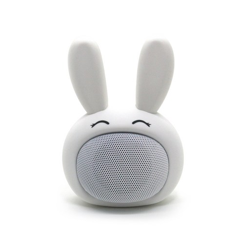 아이큐트 애니멀 블루투스 스피커, MB-M815, 화이트 레빗
