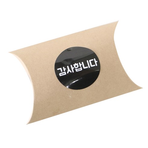 황씨네도시락 반달상자 크라 20p + 원형 감사합니다 스티커 블랙 20p, 혼합 색상, 1세트