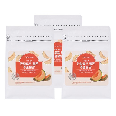 비타나린 10배 농축 칸탈루프 멜론 추출분말, 300g, 3개입