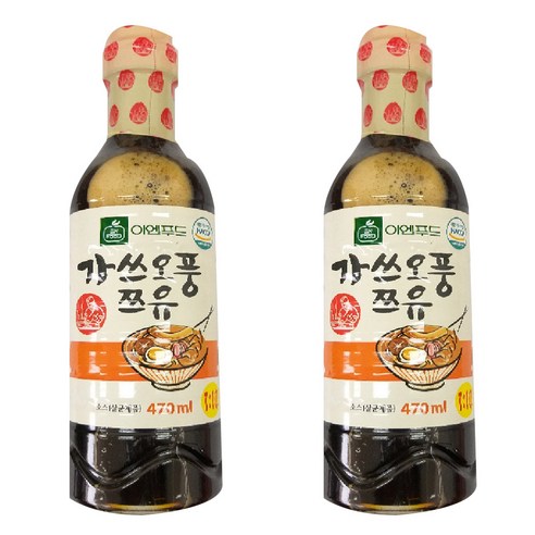 이엔 가쓰오풍 쯔유, 470ml, 2개