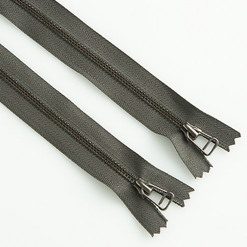 이지텝 3호 엔틱지퍼 와이어 15.24cm, 카키, 2개